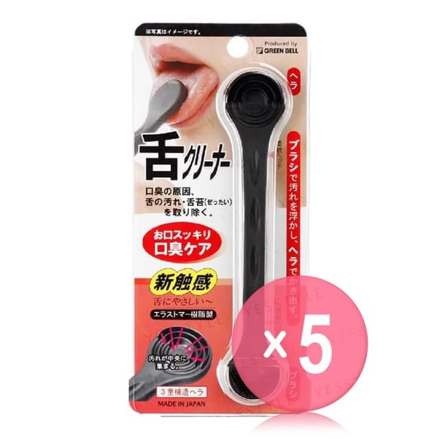 Green Bell-Tongue Cleaner 5pcs Bundle Set