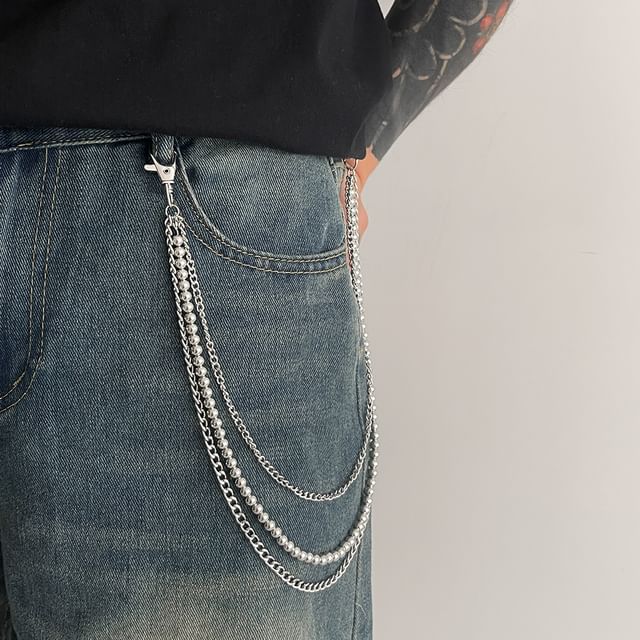Gretlyn-Beaded Layered Waist Chain
