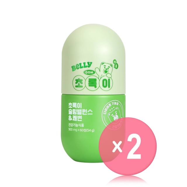 grn-Green Slim Balance Defecation Bellygom Edition 2pcs Bundle Set