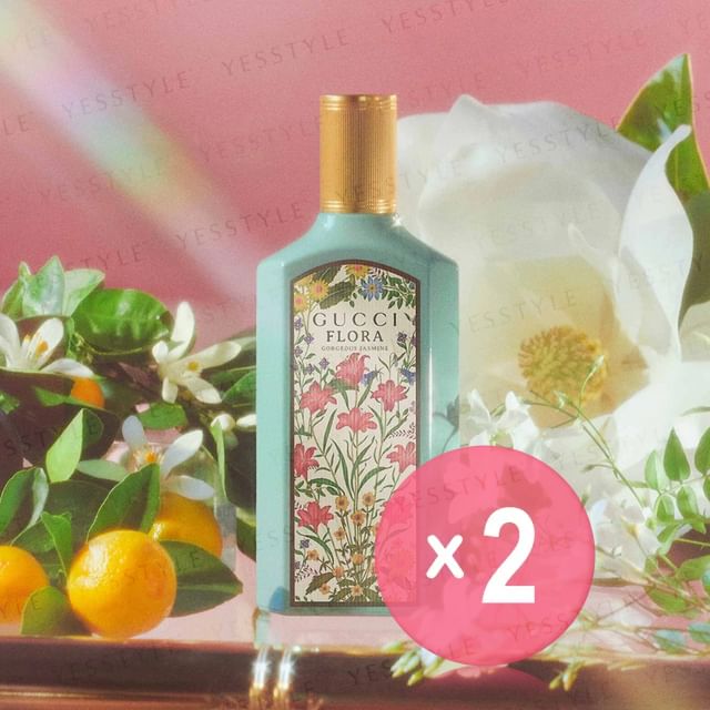 Gucci-Flora Gorgeous Jasmine Eau De Parfum 2pcs Bundle Set