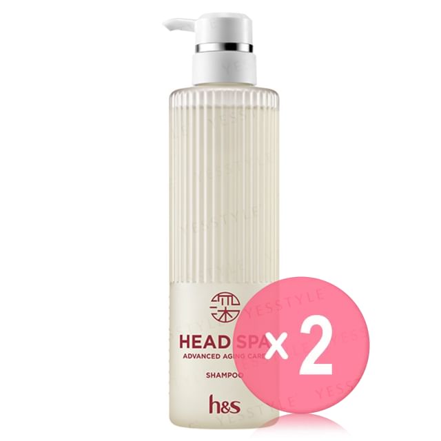 h-s-Head Spa Advanced Aging Care Shampoo 2pcs Bundle Set