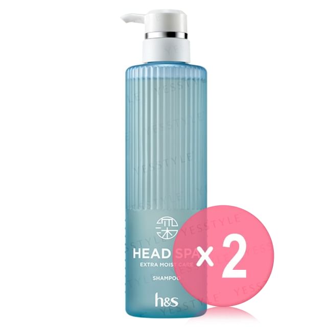 h-s-Head Spa Extra Moist Care Shampoo 2pcs Bundle Set