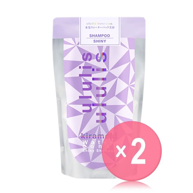 H2O-ululis Kirameki Water Conc Shiny Shampoo Refill 2pcs Bundle Set