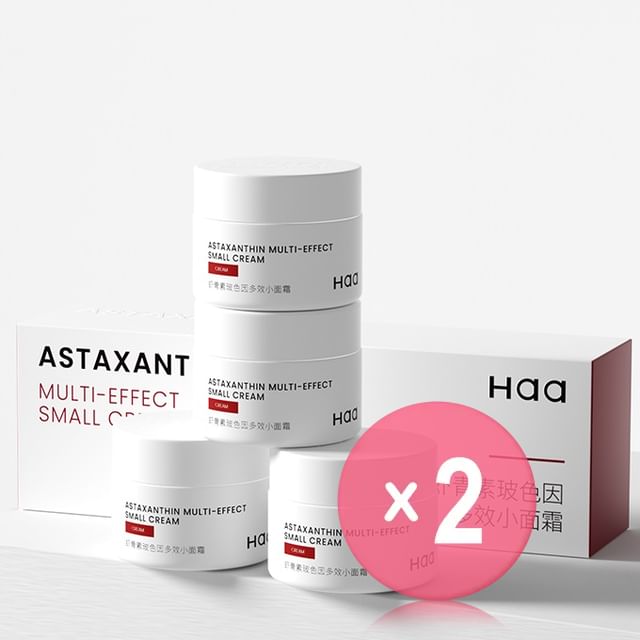 Haa-Astaxanthin Multi-Effect Cream Travel Size 2pcs Bundle Set