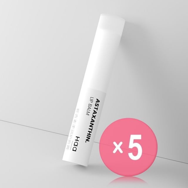 Haa-Astaxanthin Lip Balm - Baume à lèvres à lastaxanthine - lot de 5