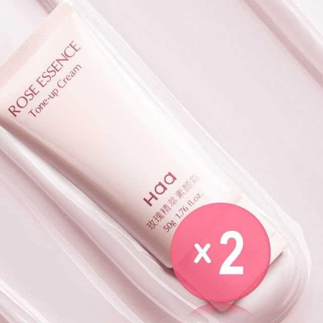 Haa-Rose Essence Tone-Up Cream 2pcs Bundle Set