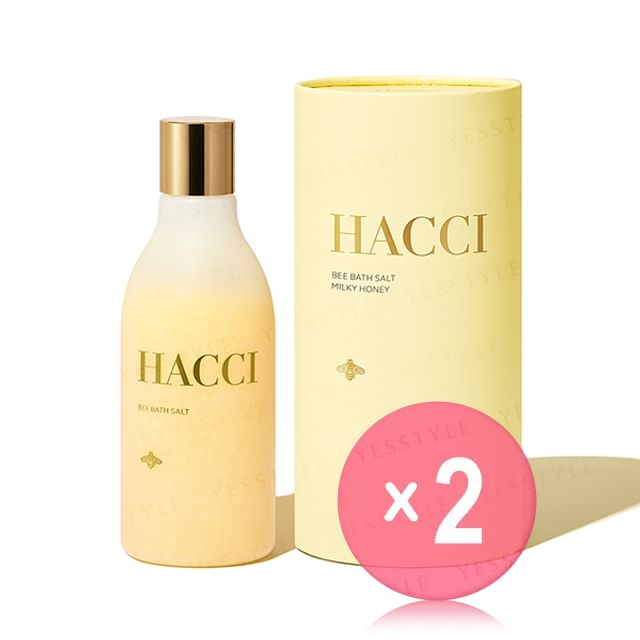 HACCI-BEE Bath Salt Milky Honey 2pcs Bundle Set