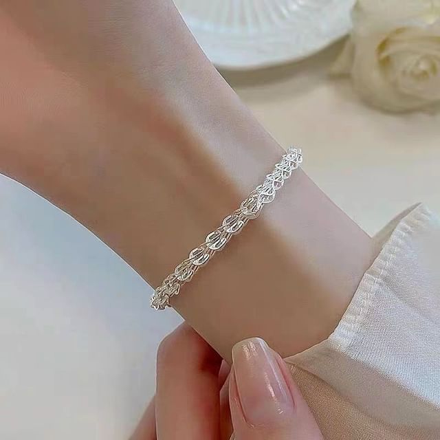 Halfla-Tangled S925 Sterling Silver Bracelet