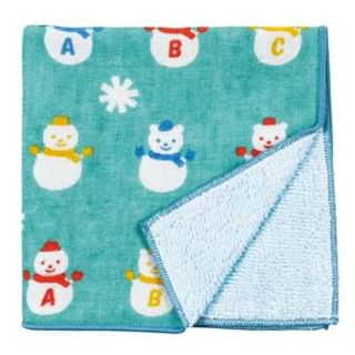 hamamonyo-ABC Snowman Pattern Hand Towel-1 Pc