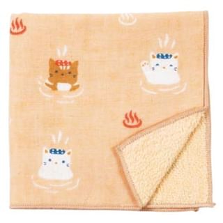 hamamonyo-Hot Spring Cat Hand Towel