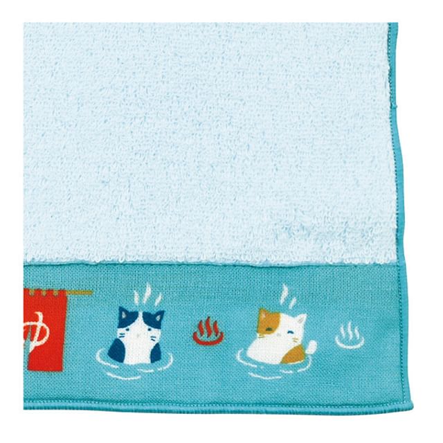 hamamonyo-Hot Spring Cat Hand Towel-1 Pc