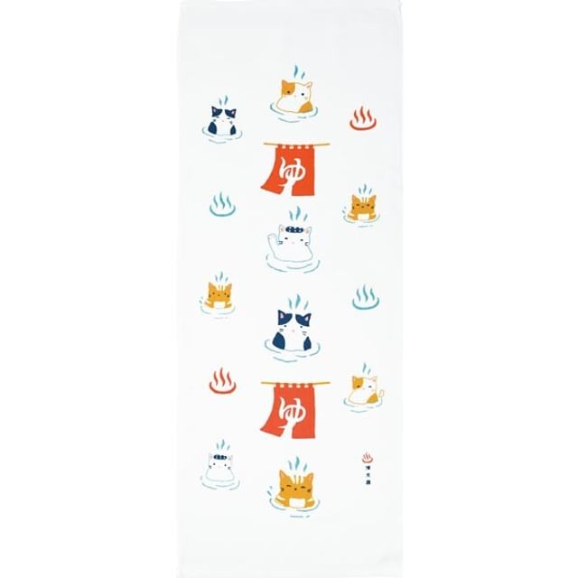 hamamonyo-Hot Spring Cat Hot Spring Steam Towel
