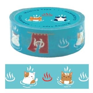 hamamonyo-Hot Spring Cat Masking Tape