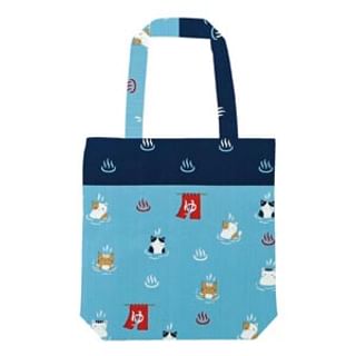 hamamonyo-Hot Spring Cat Small Tote Bag