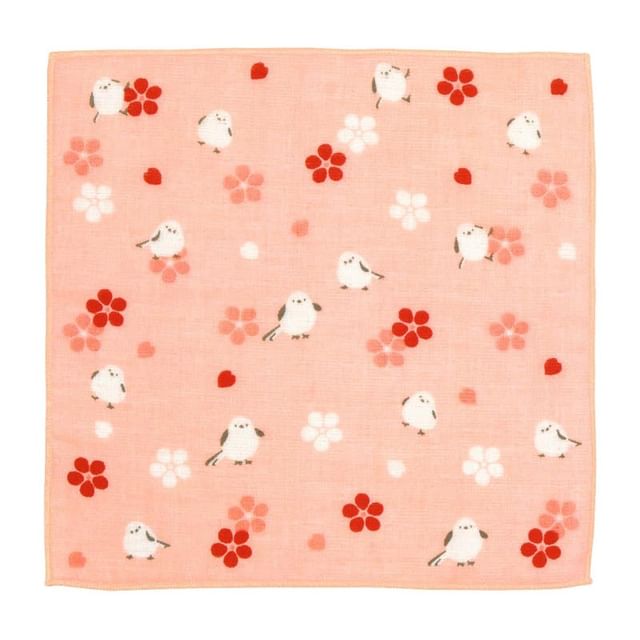 hamamonyo-Long-tailed Tit Bird Hand Towel