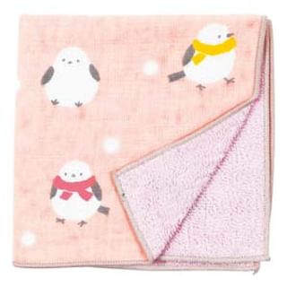 hamamonyo-Long-tailed Tit Pattern Hand Towel