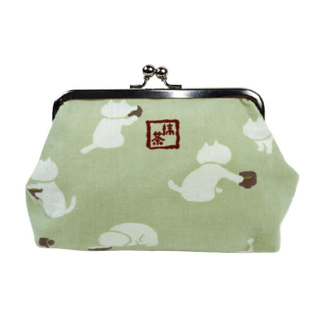 hamamonyo-Matcha Green Tea Cat Pouch