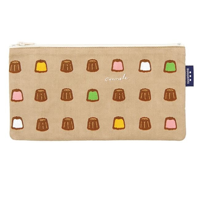 hamamonyo-Mini French Sweets Canele Flat Pouch