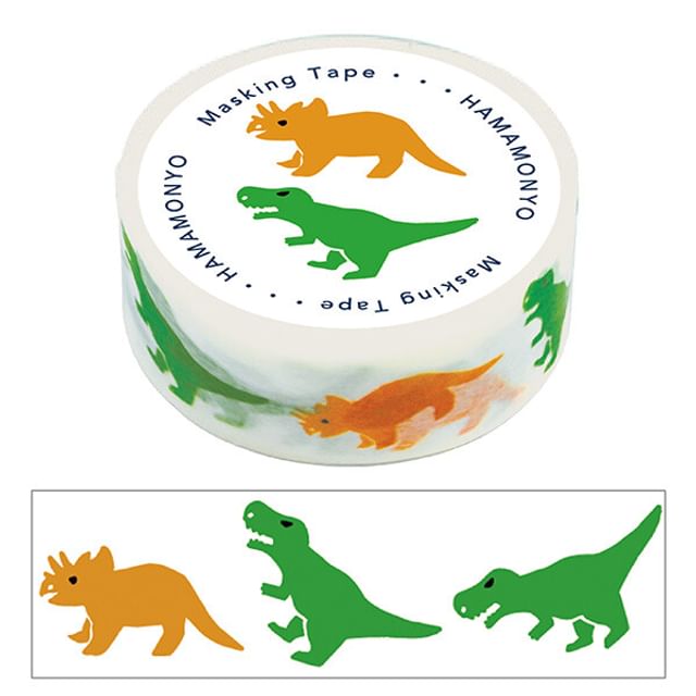 hamamonyo-Mischievous Dinosaurs Masking Tape