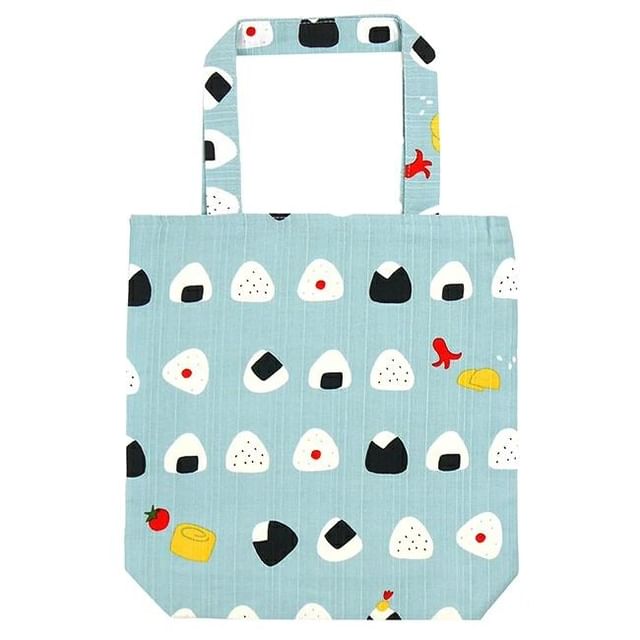 hamamonyo-Onigiri Pattern Tote Bag