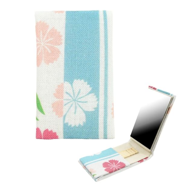hamamonyo-Sakura Foldable Travel Mirror