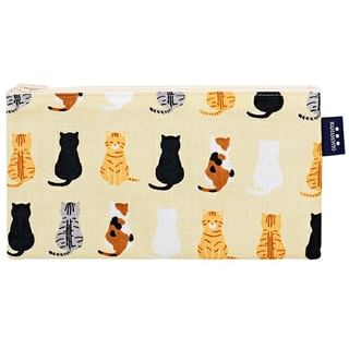 hamamonyo-Sitting Cat Flat Pouch