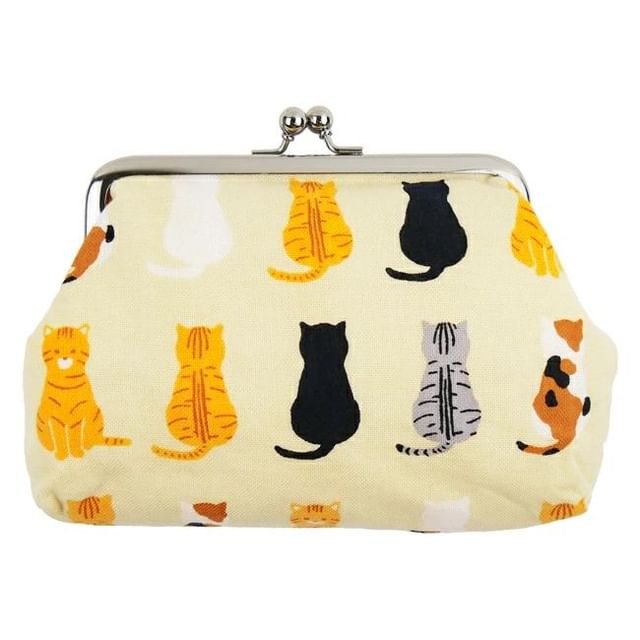 hamamonyo-Sitting Cat Pouch
