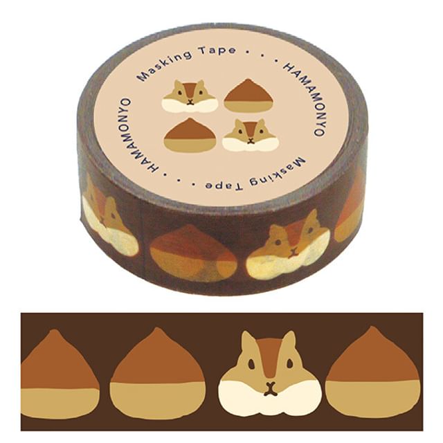 hamamonyo-Squirrel Hide and Seek Masking Tape
