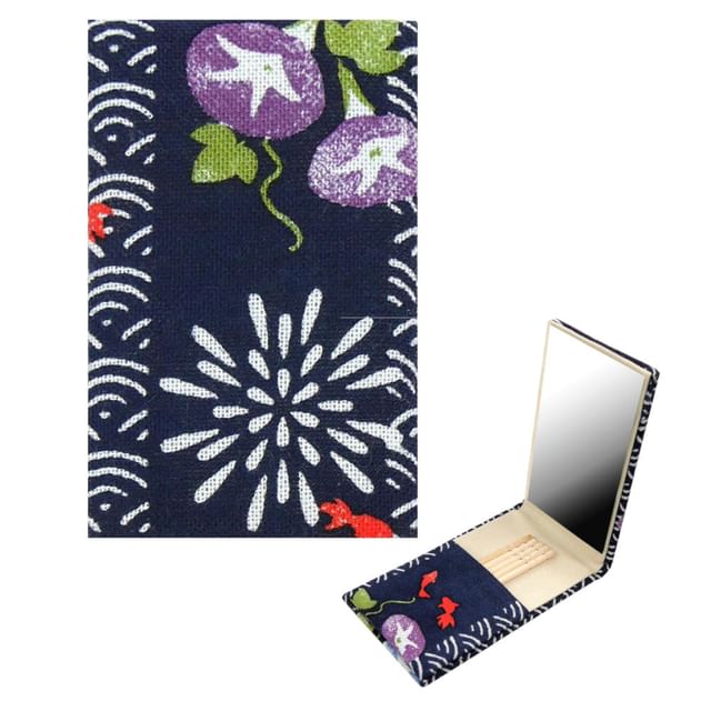 hamamonyo-Summer Pattern Foldable Travel Mirror