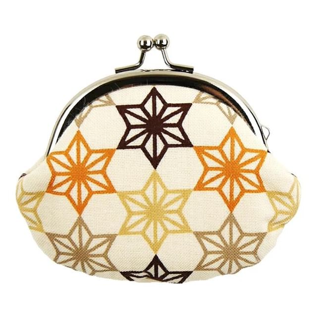 hamamonyo-Yosegi Asanoha Leaves Pattern Coin Case