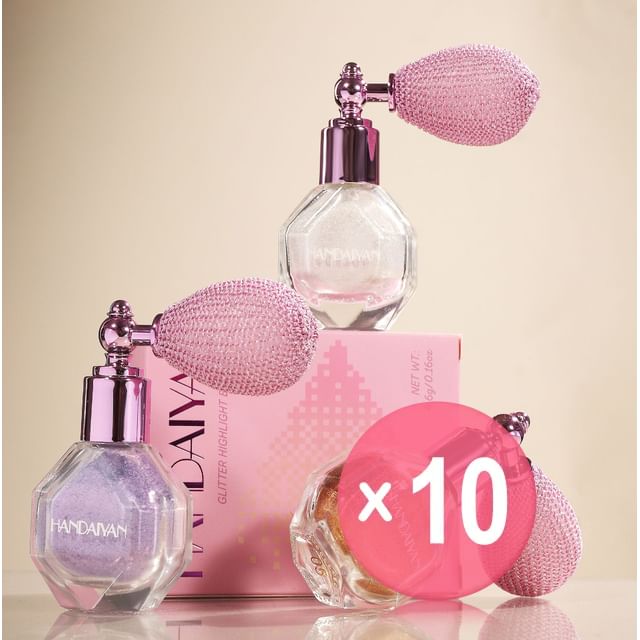 HANDAIYAN-Glitter Highlight Body Mist - 5 Colors 10pcs Bundle Set
