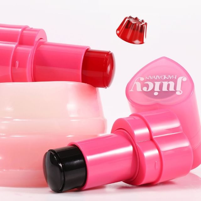 HANDAIYAN-Jelly Heart Tint Blush Stick Róż do twarzy w formie tintu 6 kolorów