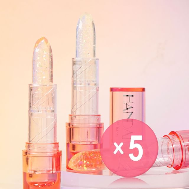 HANDAIYAN-Temperature Change Lip Balm - 4 Colors 5pcs Bundle Set