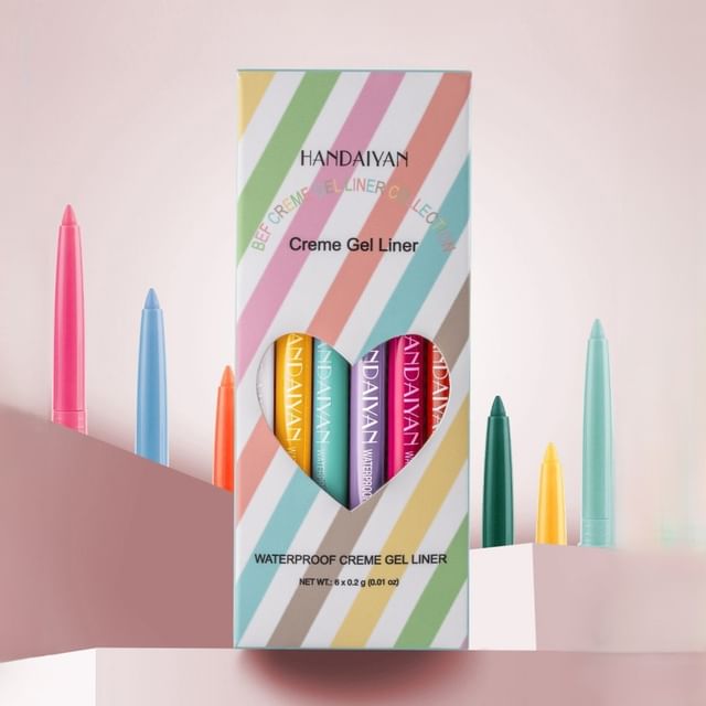 HANDAIYAN-Waterproof Creme Gel Eyeliner Set - 3 Types