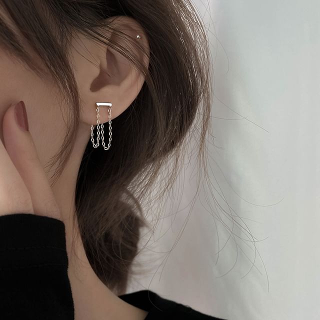 Hansha-Chained Drop Earring