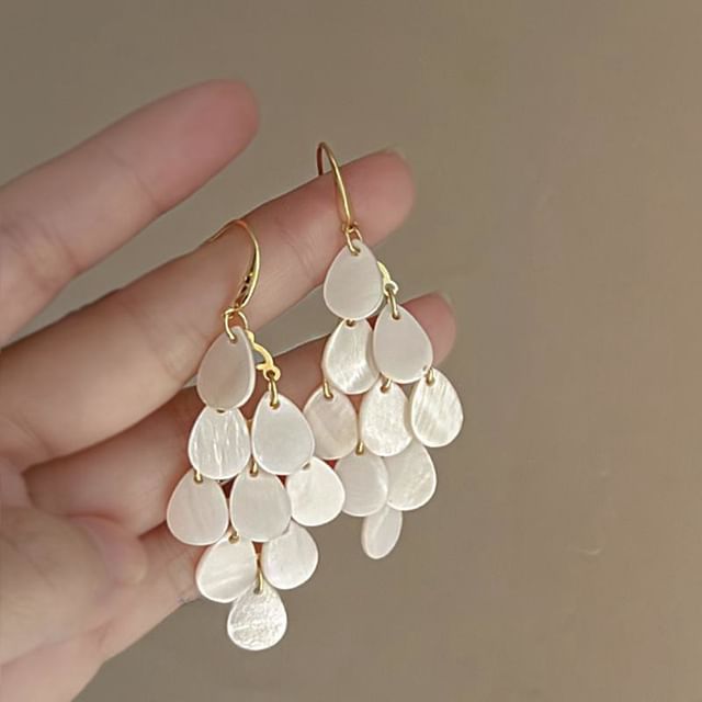 Hansha-Droplet Chandelier Earring