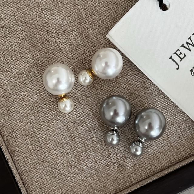 Hansha-Faux Pearl Ear Jacket