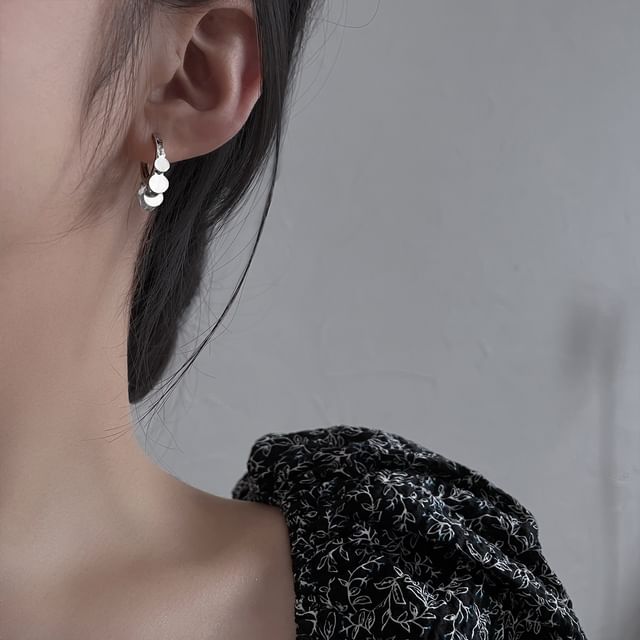 Hansha-Metal Hoop Earring