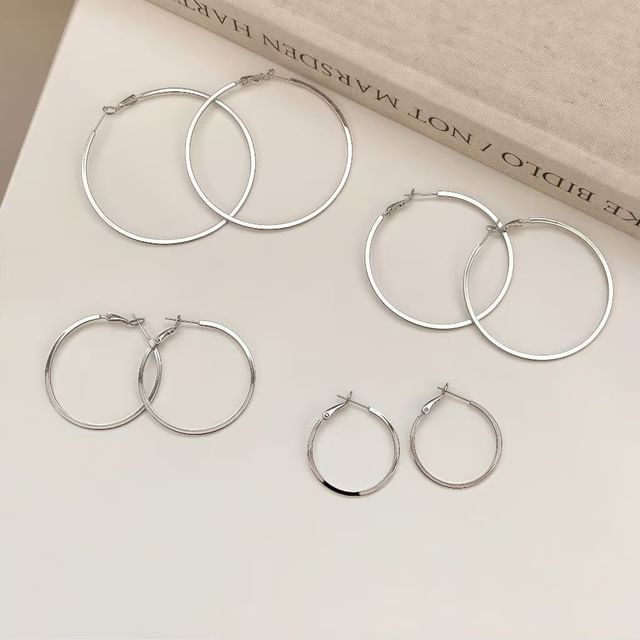 Hansha-Plain Hoop Earring