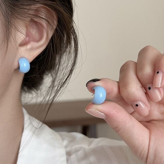 Hansha-Plain Open Hoop Earring