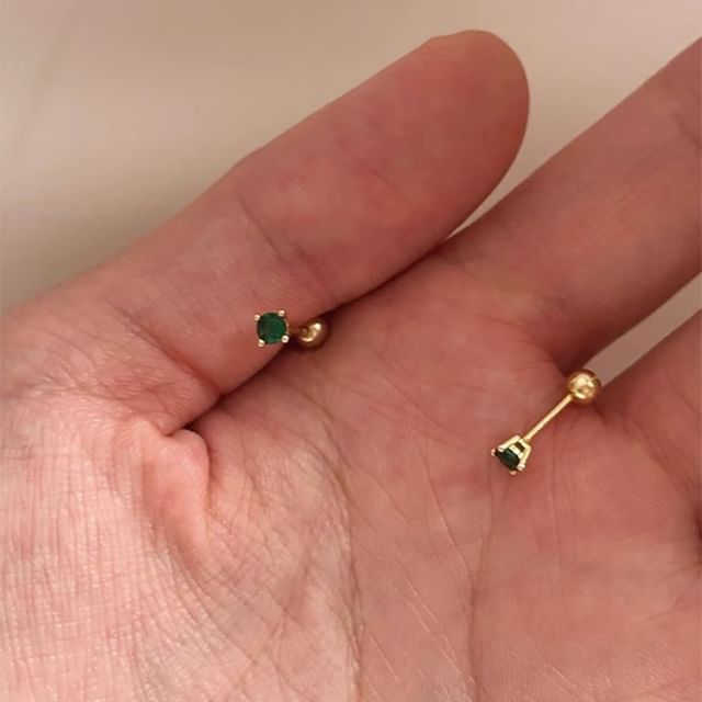 Hansha-Rhinestone Ear Stud