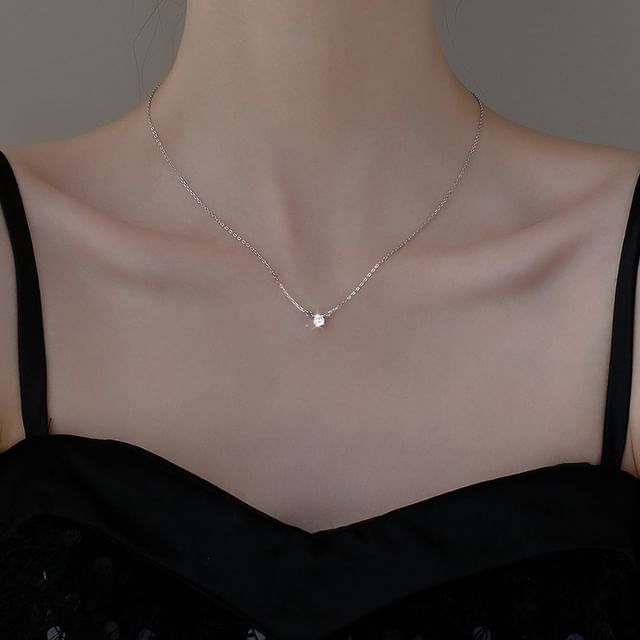 Hansha-Rhinestone Necklace