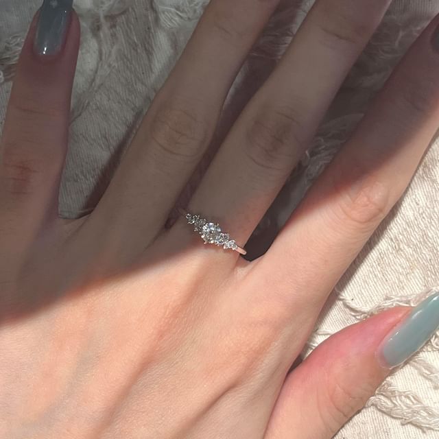 Hansha-Rhinestone Ring