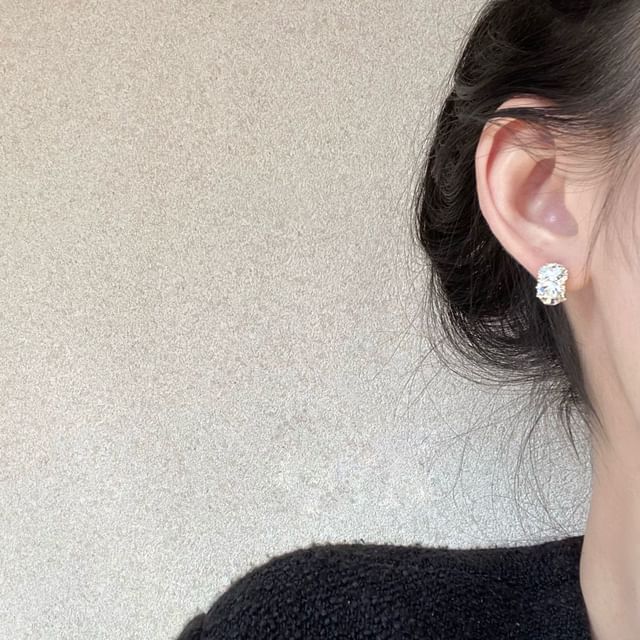 Hansha-Rhinestone Stud Earring