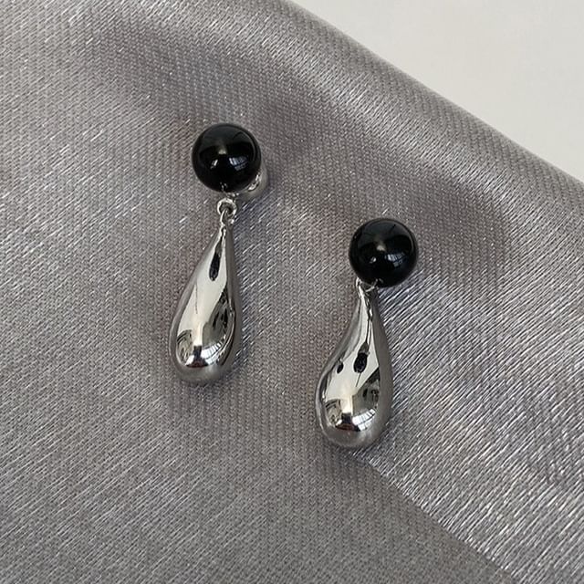 Hansha-Teardrop Alloy Drop Earring