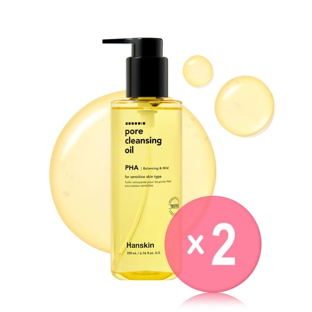 Hanskin-Pore Cleansing Oil PHA Mini 2pcs Bundle Set
