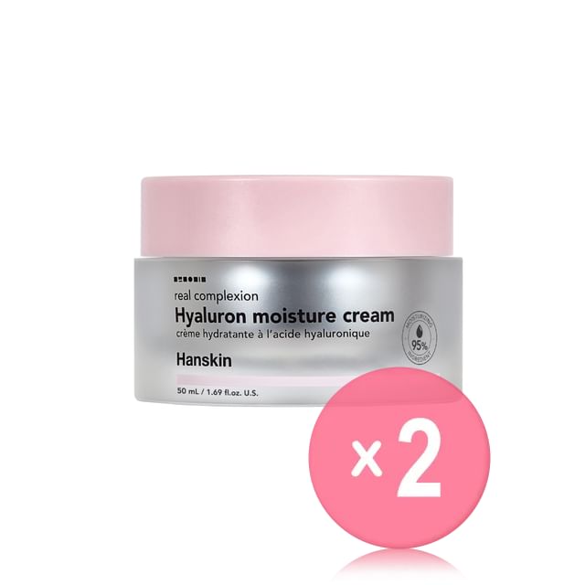 Hanskin-Real Complexion Hyaluron Moisture Cream 2pcs Bundle Set