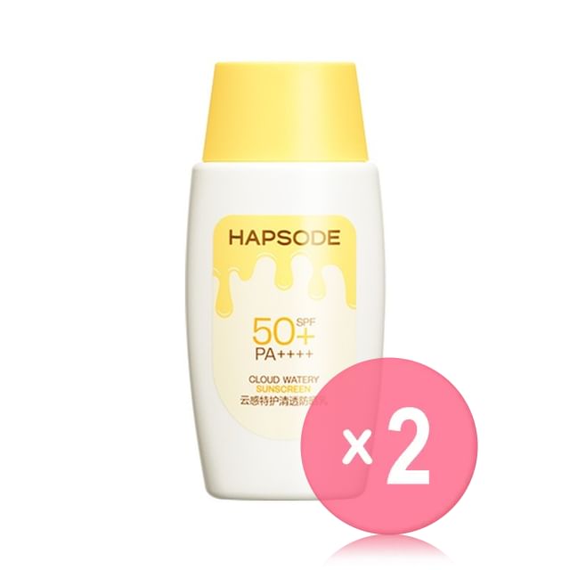 HAPSODE-Cloud Watery Sunscreen SPF 50 PA 2pcs Bundle Set