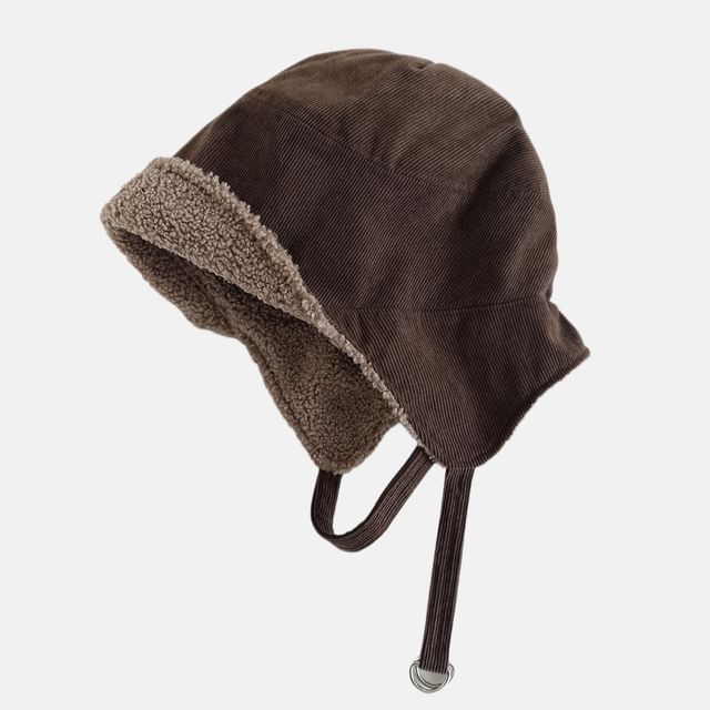 HARPY-Plain Fleece Lined Trapper Hat