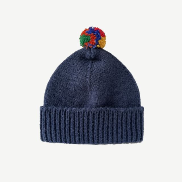 HARPY-Pom Pom Knit Beanie
